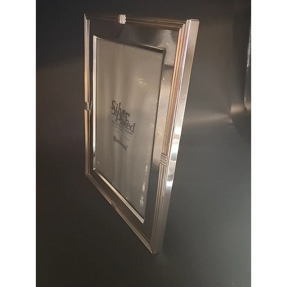 Vintage Silver Plate & Brass Lacquer Coated 5